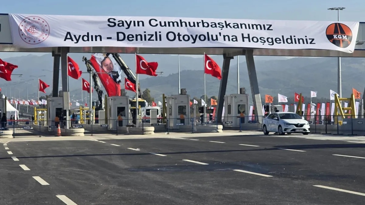 Başkan Erdoğan Aydın-Denizli Otoyolu’nun resmi açılışını bugün gerçekleştirecek